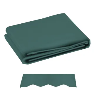 Techo de Repuesto para Toldo 282x250 cm con Protección UV 50+ Impermeable para Patio Terraza Jardín Verde