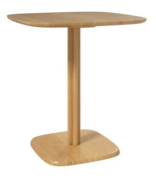 Mesa de Comedor de Madera Mesa de Cocina Cuadrada para 4 Personas para Espacios Pequeños 70x70x75 cm Madera Natural