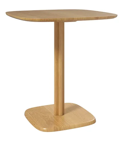 Mesa de Comedor de Madera Mesa de Cocina Cuadrada para 4 Personas para Espacios Pequeños 70x70x75 cm Madera Natural