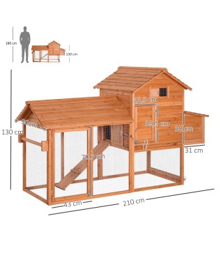 Gallinero de Madera Exterior