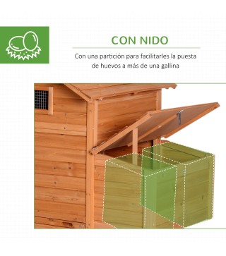 Gallinero de Madera Exterior