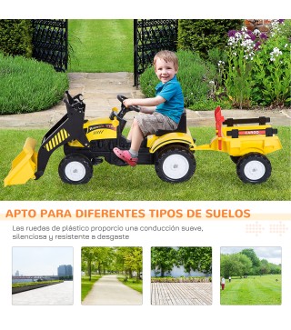 Tractor Pedales Excavadora