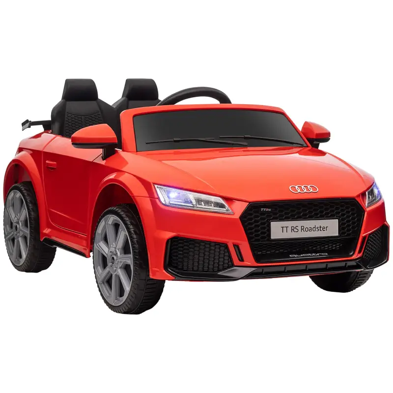 Coche Eléctrico para Niños de 3+ Años Audi TT Eléctrico 12V con Velocidad 3 km/h Mando a Distancia 102x60x44 cm Rojo Coche Eléctrico para Niños de 3+ Años Audi TT Eléctrico 12V con Velocidad 3 km/h Mando a Distancia 102x60x44 cm Rojo