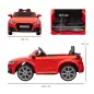 Coche Eléctrico para Niños de 3+ Años Audi TT Eléctrico 12V con Velocidad 3 km/h Mando a Distancia 102x60x44 cm Rojo Coche Eléctrico para Niños de 3+ Años Audi TT Eléctrico 12V con Velocidad 3 km/h Mando a Distancia 102x60x44 cm Rojo