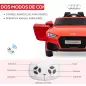Coche Eléctrico para Niños de 3+ Años Audi TT Eléctrico 12V con Velocidad 3 km/h Mando a Distancia 102x60x44 cm Rojo Coche Eléctrico para Niños de 3+ Años Audi TT Eléctrico 12V con Velocidad 3 km/h Mando a Distancia 102x60x44 cm Rojo