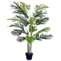 Planta Artificial Palmera 150 cm con Maceta y Musgo para Decoración Interior Salón Oficina Ø18x150 cm Verde