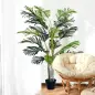 Planta Artificial Palmera 150 cm con Maceta y Musgo para Decoración Interior Salón Oficina Ø18x150 cm Verde