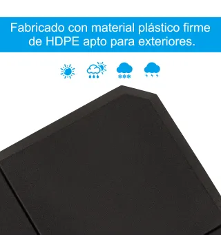 Set de 4 Piezas Soporte de Parasol Base para Sombrilla Terreza o Jardín Rellenable de 80 kg de Agua o 120 kg de Arena Estable 10