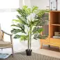 Planta Artificial Palmera 150 cm con Maceta y Musgo para Decoración Interior Salón Oficina Ø18x150 cm Verde