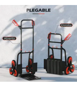 Carretilla de Mano Portátil para Escalera