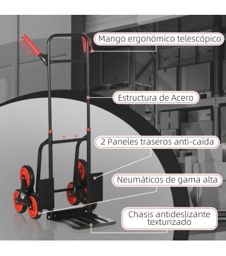 Carretilla de Mano Portátil para Escalera