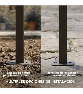 Pérgola de Pared de Jardín 3x3 m con Techo Retráctil Protección UPF30+ Drenaje Cenador de Jardín para Exterior Crema