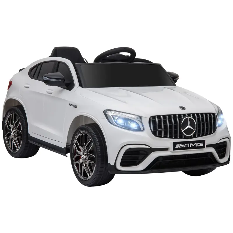 Coche Eléctrico para Niño +3 Años con Licencia de Mercedes 12V con Mando a Distancia Música y Luces Blanco Coche Eléctrico para Niño +3 Años con Licencia de Mercedes 12V con Mando a Distancia Música y Luces Blanco