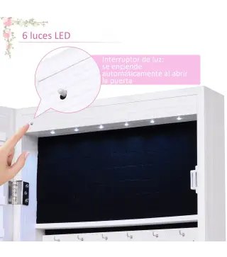 Espejo Joyero Colgante