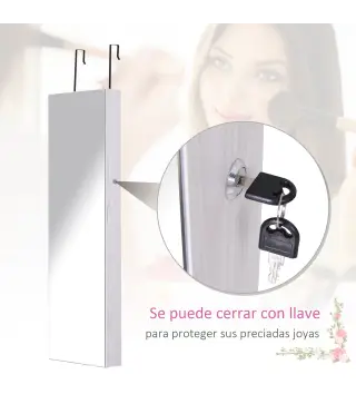 Espejo Joyero Colgante