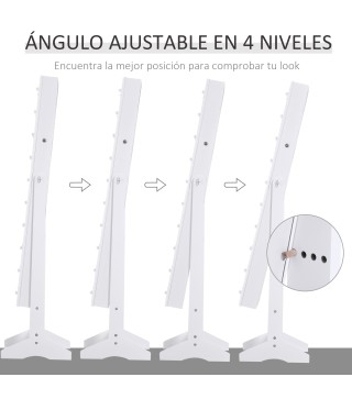 Joyero de Pie con Espejo