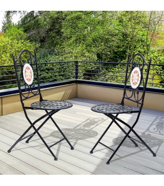 Set de 2 Sillas Plegables