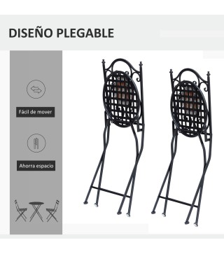 Set de 2 Sillas Plegables