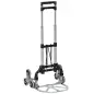 Carretilla de Mano Portátil para Escalera con Ruedas Carga 70kg Carretilla Plegable para Entrega Almacenes Mercado Viajar Mudars