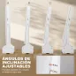 Espejo Joyero con Luces LED Armario Joyas con Espejo Entero de Ángulo Ajustable Cajones Mesa Interior Plegable Blanco Espejo Joyero con Luces LED Armario Joyas con Espejo Entero de Ángulo Ajustable Cajones Mesa Interior Plegable Blanco