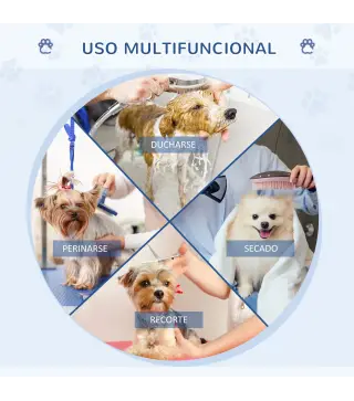 Mesa de Peluquería para Mascotas