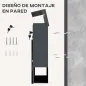Buzón Exterior de Acero Inoxidable 13 L Buzón de Pared Correo con Cerradura y 2 Llaves Soporte Periódicos Gris Oscuro Buzón Exterior de Acero Inoxidable 13 L Buzón de Pared Correo con Cerradura y 2 Llaves Soporte Periódicos Gris Oscuro