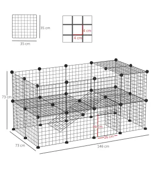 Valla Metálica para Mascotas