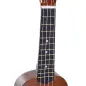 Ukelele Soprano para Principiantes con 4 Cuerdas de Nylon Ajustables Juguete educativo 53x17,5x6,2cm Marrón