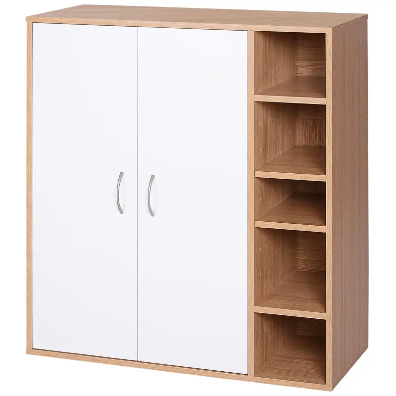 Armario Gabinete Consola Armario Bajo Mueble Organizador de Almacenaje Multiusos de Cocina Comedor Salón Baño con Puertas y Esta
