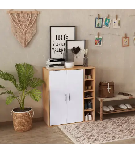 Armario Gabinete Consola Armario Bajo Mueble Organizador de Almacenaje Multiusos de Cocina Comedor Salón Baño con Puertas y Esta