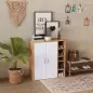 Armario Gabinete Consola Armario Bajo Mueble Organizador de Almacenaje Multiusos de Cocina Comedor Salón Baño con Puertas y Esta