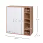 Armario Gabinete Consola Armario Bajo Mueble Organizador de Almacenaje Multiusos de Cocina Comedor Salón Baño con Puertas y Esta
