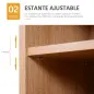 Armario Gabinete Consola Armario Bajo Mueble Organizador de Almacenaje Multiusos de Cocina Comedor Salón Baño con Puertas y Esta
