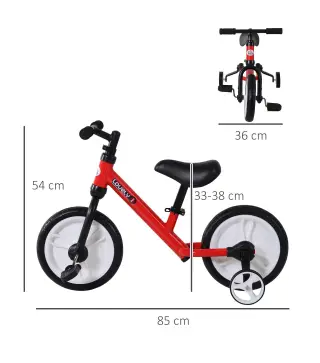 Bicicleta Equilibrio 2 en 1