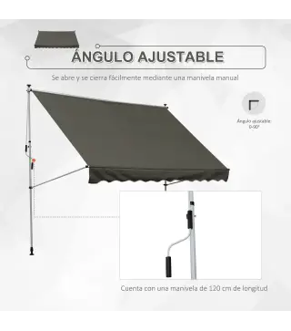 Toldo Manual Retráctil