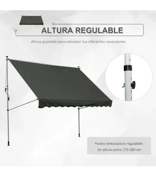 Toldo Manual Retráctil