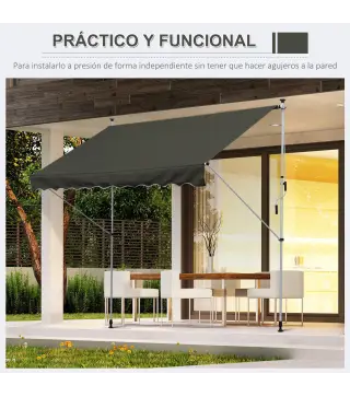 Toldo Manual Retráctil