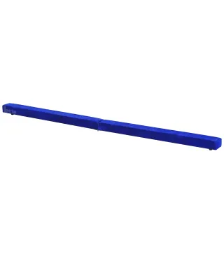 Barra de Equilibrio Gimnasia Plegable 210 cm Barra de Gimnasia Artística para Niños Adultos Entrenamiento en Casa Azul