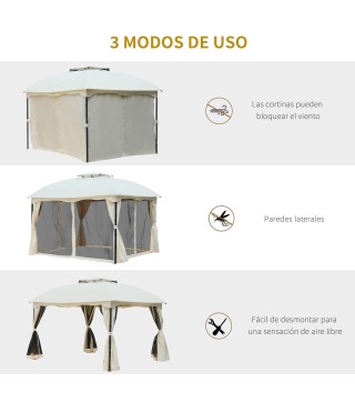 Cenador con Techo