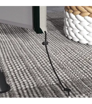 Funda para Balancín de Jardín con Cremallera Cubierta para Muebles de Exterior 177x114x152 cm Gris