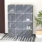 Armario Modular Plástico Estantería 12 Cubos con Puertas para Almacenamiento de Ropa Armario Ropero Organizador para Almacenamie