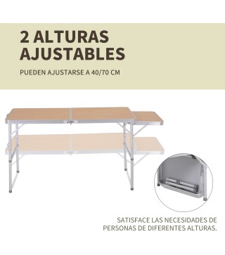 Mesa Plegable de Camping