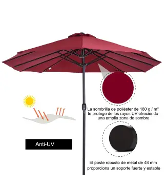 Sombrilla Doble