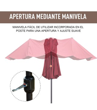 Sombrilla Doble