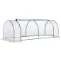 Invernadero de Exterior 200x100x80 cm Invernadero de Jardín Tipo Túnel con Marco de Acero y Cubierta de PVC Invernadero Pequeño
