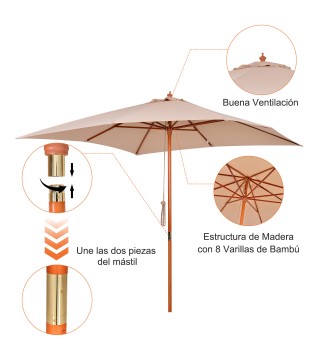 Sombrilla de Jardín