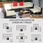 Conjunto Muebles de Jardín Ratán