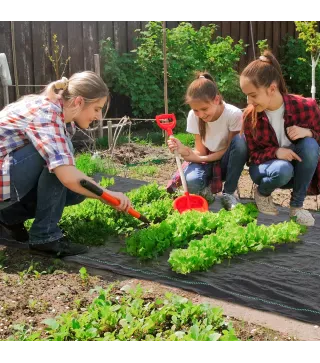 Malla Geotextil 2x50 m Malla de Jardín contra Malas Hierbas 130 g/m² Rollo de Malla Antimaleza Negro