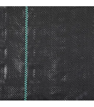Malla Geotextil 2x50 m Malla de Jardín contra Malas Hierbas 130 g/m² Rollo de Malla Antimaleza Negro