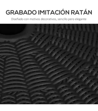 Soporte para Parasol Rellenable de Agua 22 kg y Arena 29 kg para Poste de Sombrilla de Ø38/48 mm Ø51x36 cm